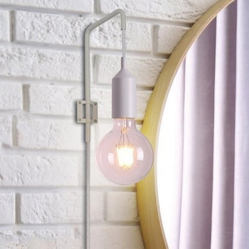Kinkiet lampa ścienna LAREN LEDEA 50401189  metalowa loftowa  biała