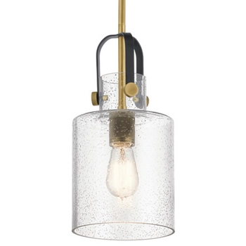 Lampa wisząca loft QN-KITNER-P-NBR do jadalni mosiądz