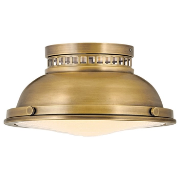 Metalowa lampa sufitowa Amelia HK-AMELIA-F-M-HB retro mosiądz