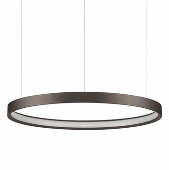 Pierścieniowa lampa wisząca ring ZACAPU LE44322 LED 40W 3000K brązowa