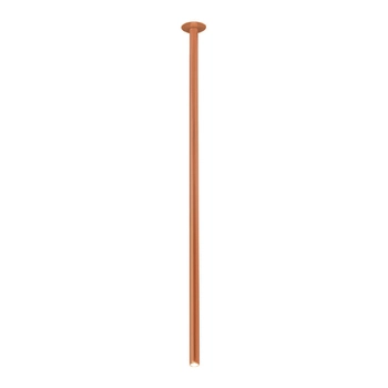 Podłużna lampa do salonu sufitowa ALHA 9443 Dohar metalowa miedziana