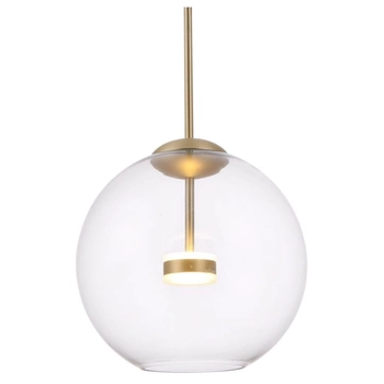 Wisząca lampa nad stół Cometa MOD056PL-L12G3K LED 3000K kula złota