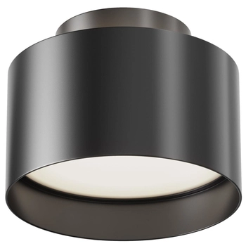 Okrągła lampa sufitowa Planet C009CW-L16B4K Maytoni LED 16W 4000K czarna 