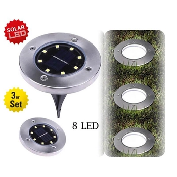 Zestaw 3 lamp solarnych Kian ogrodowych LED 1,8W outdoor