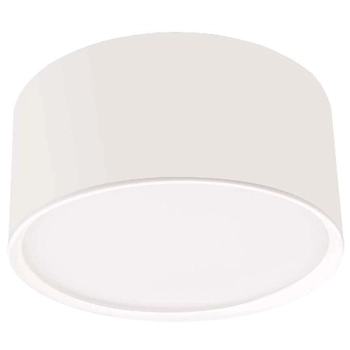 Plafon LAMPA sufitowa KENDAL LP-6331/1SM WH Light prestige natynkowa OPRAWA okrągła LED 6W 3000K biała