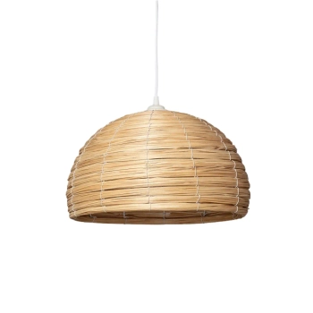 Kopułowa lampa wisząca Napoli ABR-LWB55-NP. do jadalni boho drewniana