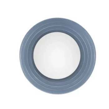 Ścienna lampa do sypialni MALVANO LE45261 okrągła porcelanowa niebieska