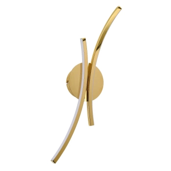 Ścienny kinkiet do sypialni SHIRO WALL AZ6822 LED 16W 3000K złoty