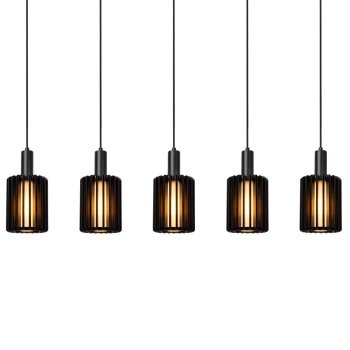 Nowoczesna lampa wisząca Lambres 45410/05/30 na listwie czarna