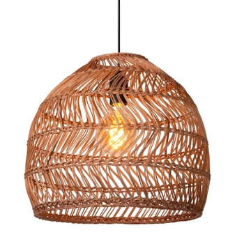 Ratanowa lampa wisząca MOLOKO 03437/40/44 Lucide boho brązowy