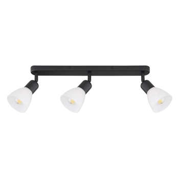 Potrójna lampa sufitowa Malta LP-877/3W BK regulacja kąta światła nad stół biały czarny