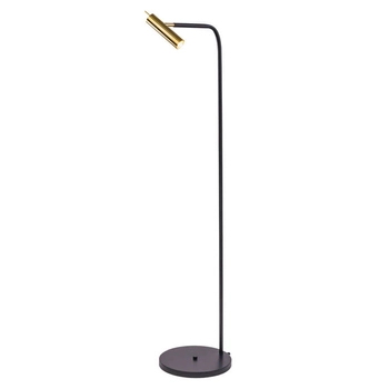 Podłogowa lampa stojąca Amos 8908 Amplex regulowana tuba spot czarny