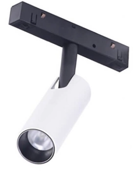 Oprawa szynowa Niko AZ4582 magnetyczna LED 7W 4000K biała czarna