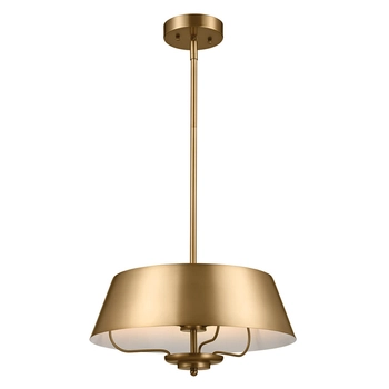 Mosiężna lampa wisząca Luella KL-LUELLA-3P-BNB Kichler metalowa mosiądz