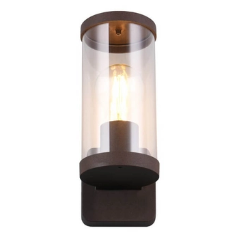 Elewacyjna lampa tuba Bonito R21596124 IP44 brązowy