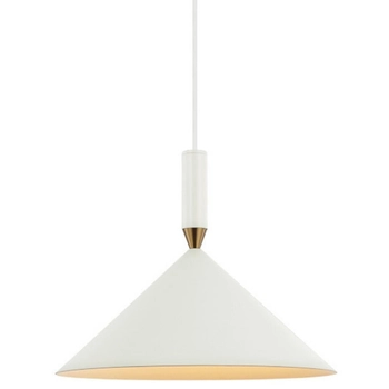 Metalowa lampa wisząca Drello PND-541101-W Italux do salonu biała