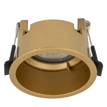 Okrągłe oczko wpuszczane CUP 10791 do salonu złote