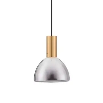 Szklana wisząca lampa SARDUNO LE45136 LED 8W 3000K złota