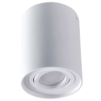 Spot LAMPA sufitowa HADAR 313096 Polux metalowa OPRAWA natynkowy downlight tuba plafon biały