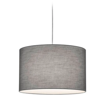 Wisząca lampa do szyny 2-fazowej Duoline 73330111 tkanina szary