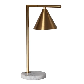 Stołowa lampa Libro ABR-LSV-E27 Abruzzo regulacja marmur złoty