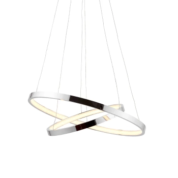 Pierścieniowa lampa wisząca Kline KLINE-2CH LED 28W 3000K chrom