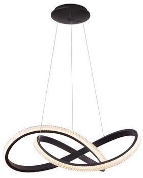Lampa nad stół wisząca Infinity AZ5096 LED pilot czarna 