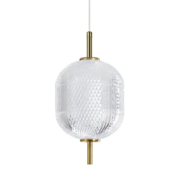 Lampa zwisająca nad wyspę Corado PND-81438-1A-GD LED 8W 3000K kula złota