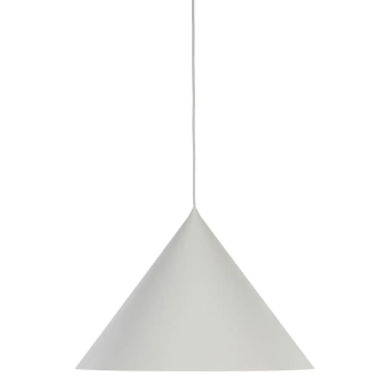 Metalowa lampa zwis CONO 10061 stożkowa nad stół beżowy