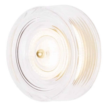 Kinkiet na ścianę Lipari W0358 Maxlight LED 6W 3000K okrąg złoty