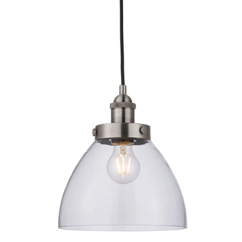 Lampa wisząca Hansen 91738 Endon industrialna stal szczotkowana