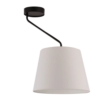 Sufitowa lampa z abażurem Lizbona 32120 do sypialni biała