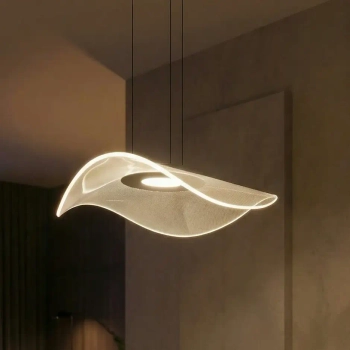 Lampa wisząca nad wyspę metalowa MEDUSA LED 30W 3000K AZ6789 transparentna czarna