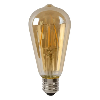 Żarówka edison LED 49068/05/62 Lucide E27 5W 2700lm 500lm bursztynowa