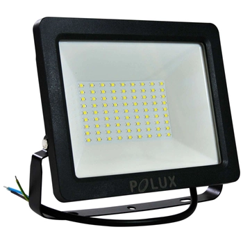 Zewnętrzny naświetlacz 304865 Polux metalowa outdoor LED 50W 6500K do ogrodu IP65 czarna