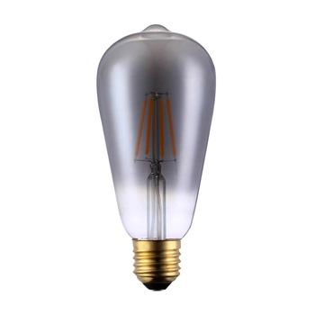 Dekoracyjna żarówka 757-ST64-3DM-SM Italux LED E27 6W 260lm 2200K grafitowa