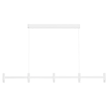 Ściemnialna lampa wisząca CORVETA LE45429 LED 21W 3000K metalowa biała