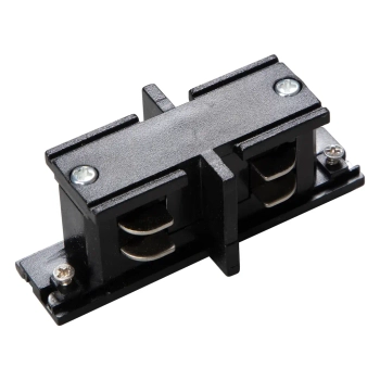 Mini łącznik szynowy prosty 3-obwodowy Track ML2137 czarny
