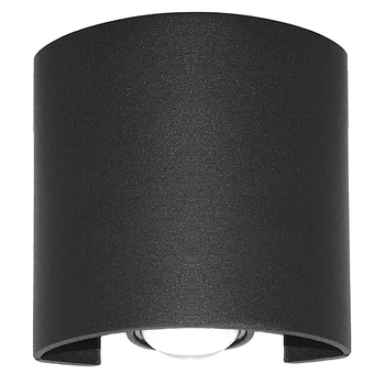 Kikiet ścienny do ogrodu Ortelo OWL-451-1-BL Italux LED 2W 3000K IP54 czarna