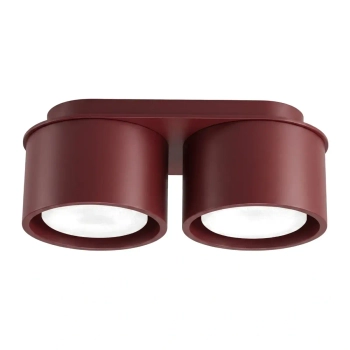 Sufitowa lampa MODO burgundowa SL.2455 2xGx53 podwójna