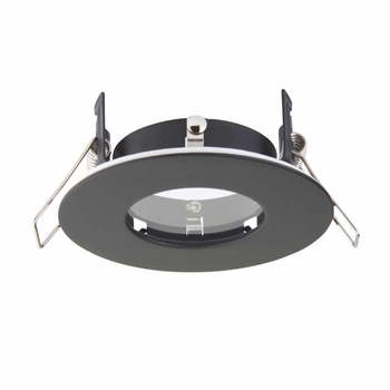 Wpuszczana lampa sufitowa Speculo 99760 Saxby IP65 okrągła czarna
