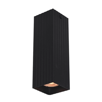 Sypialniana lampa sufitowa Tecno CLN-37492-M-BK słupek metalowa czarna
