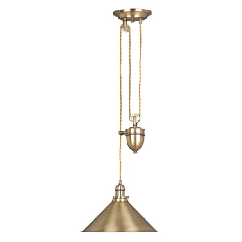Wisząca lampa nad stół Provence PV-P-AGB Elstead metal mosiądz