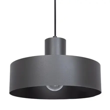Loftowa lampa wisząca Rif M 41180 do przedpokoju zwis ciemnoszary