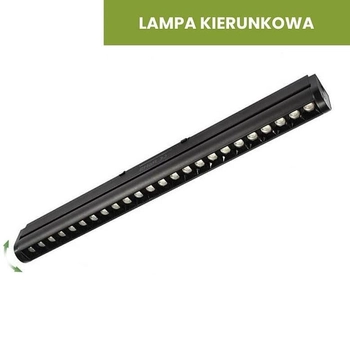 Lampa magnetyczna szynowa kierunkowa 971 Domeno LED 24W 4000K czarna