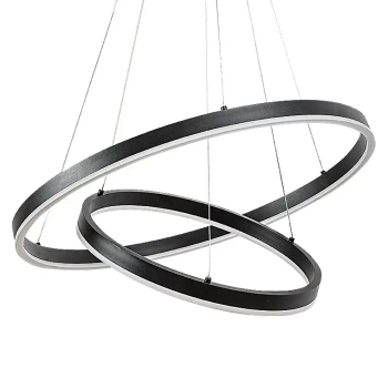 Wisząca ledowa lampa do salonu Isaure 72305 LED 80W 3000-6500K czarny