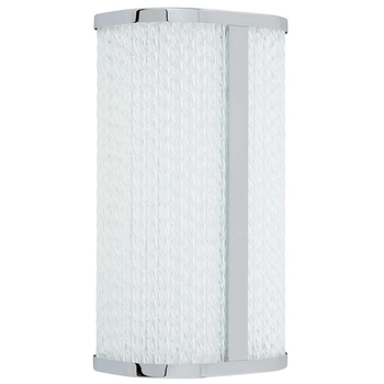 Kinkiet Palmas 10729 LED 15W 4000K IP44 szklany chrom transparentny