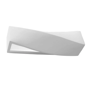 Kinkiet LAMPA ścienna SL.0003 ceramiczna OPRAWA przyścienna biała OUTLET