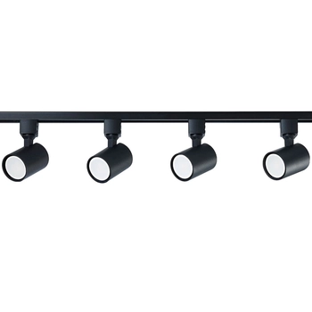 System szynowy SNOW LP-737 BK SET Light Prestige metalowa OPRAWA zestaw listwa z reflektorkami czarne