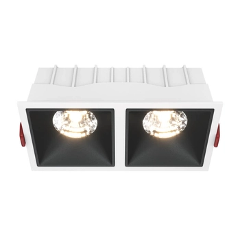 Lampa podtynkowa Alfa DL043-02-15W4K-D-SQ-WB LED 30W 4000K biały czarny